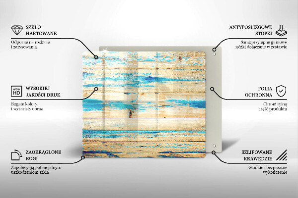 Protector encimera Tableros de madera retro