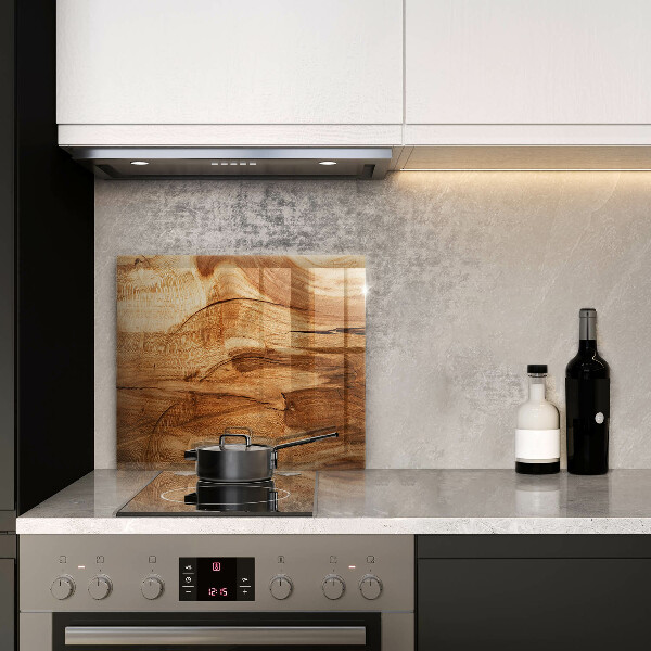 Protector encimera Textura de tablero de madera