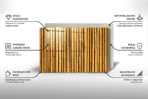 Cubre vitrocerámica Naturaleza boho bambú
