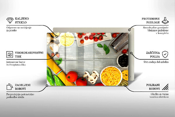 Cubre vitrocerámica Comida de cocina