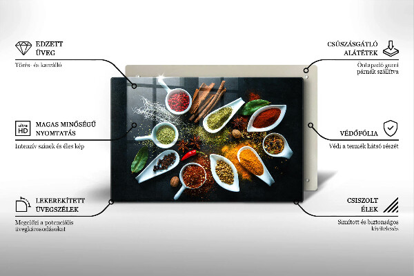 Cubre vitrocerámica Especias de cocina