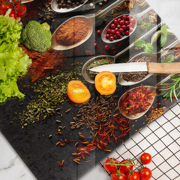 Cubre vitrocerámica Cucharas con especias