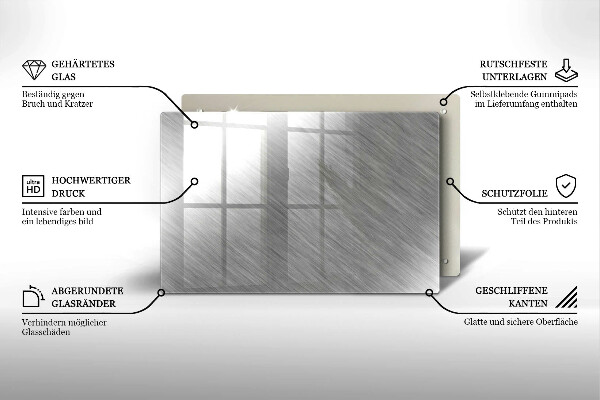Cubre vitrocerámica Fondo de textura metálica