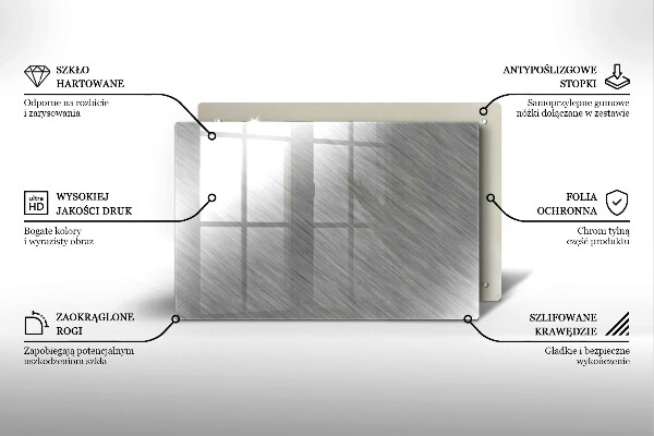 Cubre vitrocerámica Fondo de textura metálica