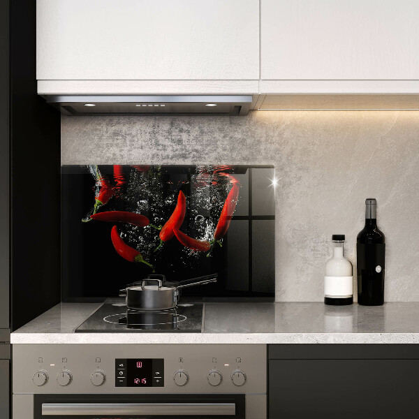 Cubre vitrocerámica Chiles en agua