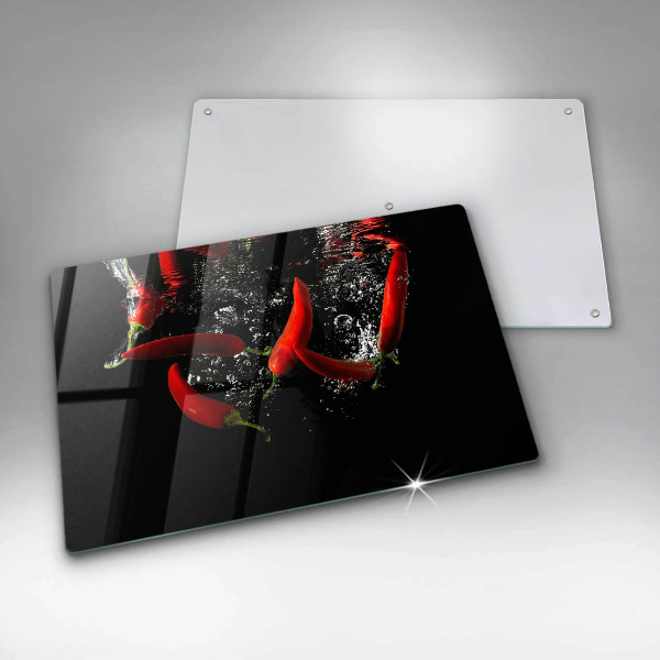 Cubre vitrocerámica Chiles en agua