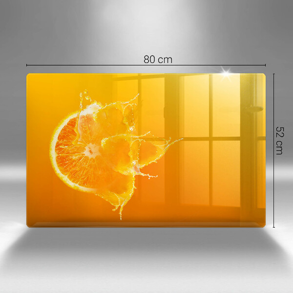 Cubre vitrocerámica Fruta jugosa de naranja