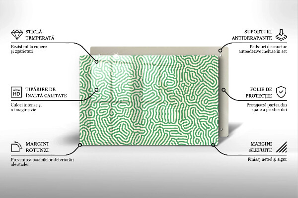 Cubre vitrocerámica Líneas abstractas