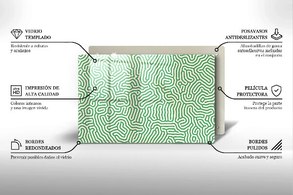 Cubre vitrocerámica Líneas abstractas