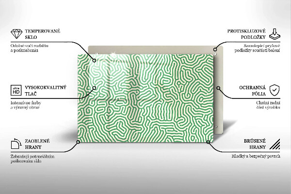 Cubre vitrocerámica Líneas abstractas