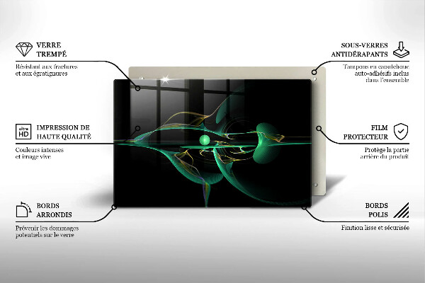 Cubre vitrocerámica Abstracción moderna