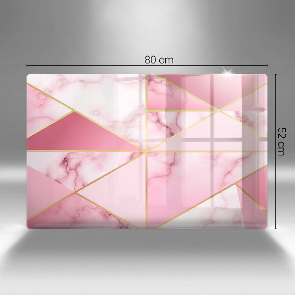 Cubre vitrocerámica Mármol geométrico
