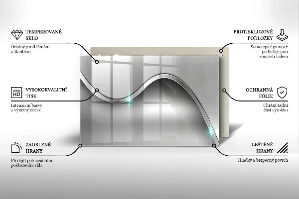 Cubre vitrocerámica Abstracción de metales