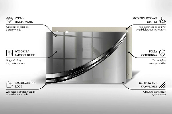 Cubre vitrocerámica Abstracción de metales
