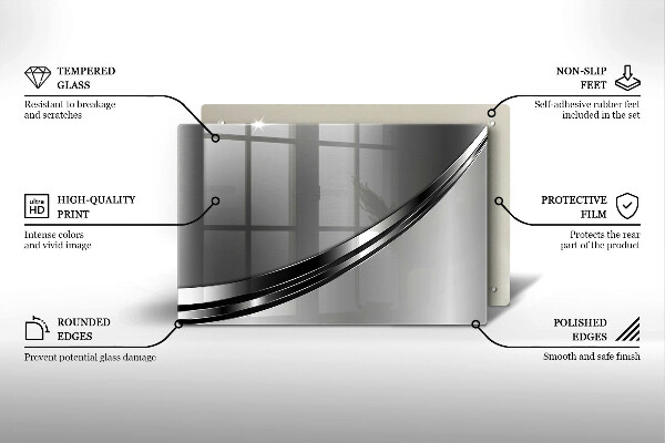 Cubre vitrocerámica Abstracción de metales