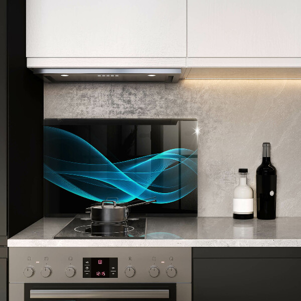 Protector placa inducción Abstracción azul