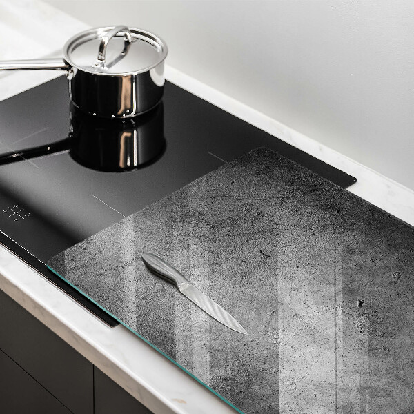 Cubre vitrocerámica Textura de piedra de hormigón