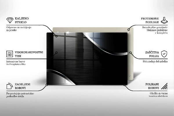 Cubre vitrocerámica Abstracción de metales