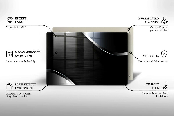 Cubre vitrocerámica Abstracción de metales
