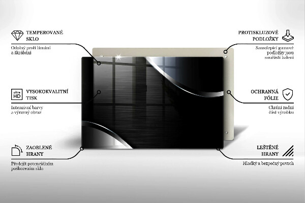 Cubre vitrocerámica Abstracción de metales
