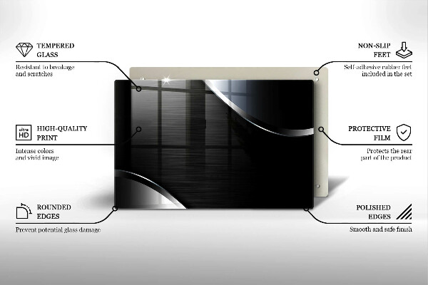 Cubre vitrocerámica Abstracción de metales