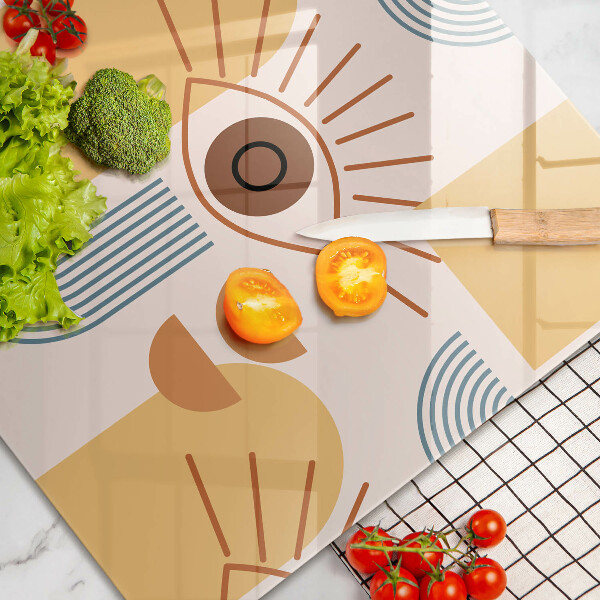 Cubre vitrocerámica Patrón de ojos boho