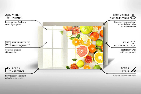 Cubre encimera Frutas cítricas