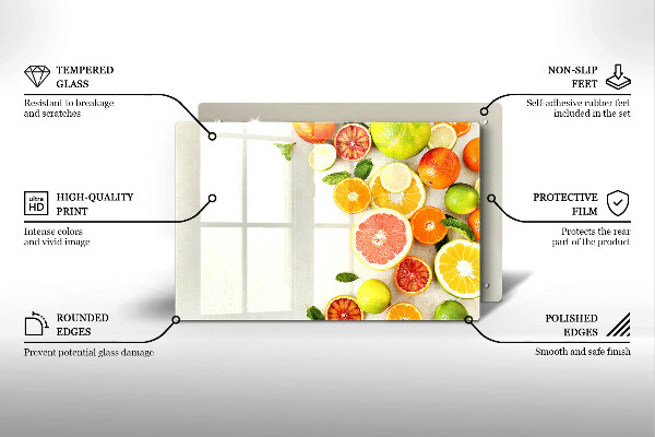 Cubre encimera Frutas cítricas