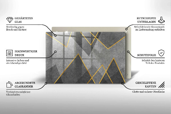 Cubre encimera Formas afiladas