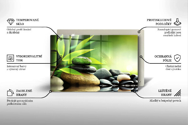 Cubre encimera Piedras de bambú zen