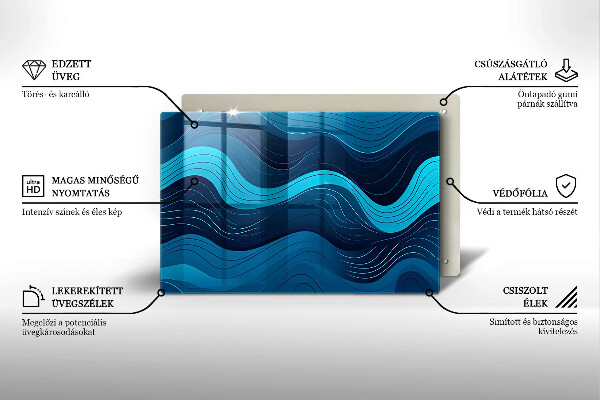 Cubre encimera Ondas abstractas