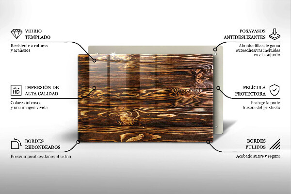 Cubre encimera Textura de madera