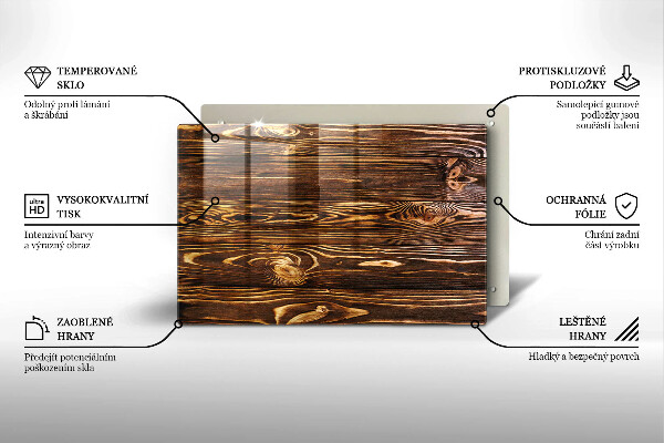 Cubre encimera Textura de madera