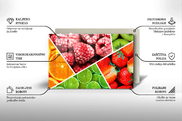 Cubre encimera Frutas coloridas