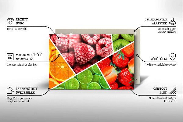 Cubre encimera Frutas coloridas