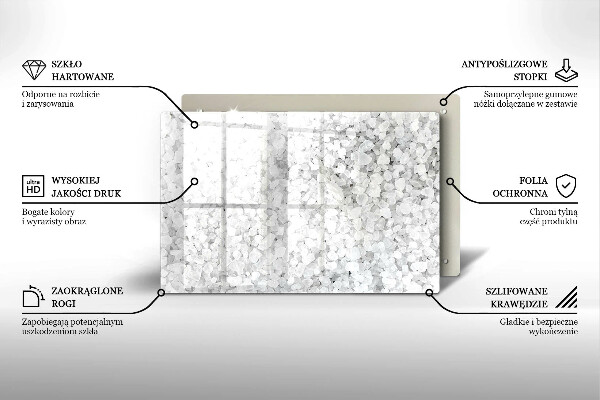 Cubre encimera Cristales de sal