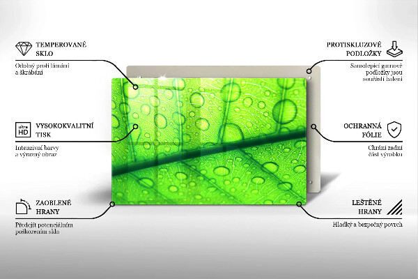 Cubre encimera Primer plano de una hoja
