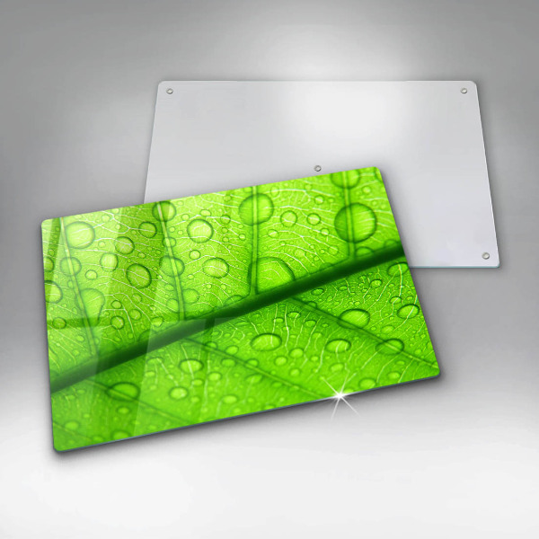 Cubre encimera Primer plano de una hoja