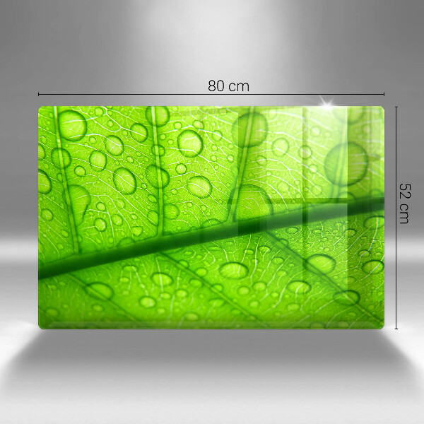 Cubre encimera Primer plano de una hoja