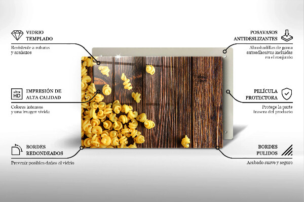 Cubre encimera Pasta en la mesa