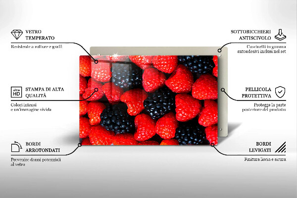 Cubre encimera Frambuesas y moras