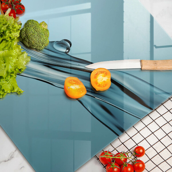 Cubre encimera Agua sobre un fondo azul