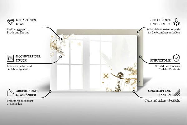 Cubre encimera Decoraciones de invierno