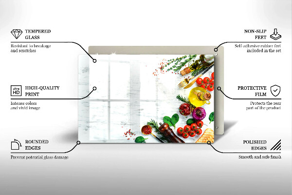 Cubre encimera Verduras y especias