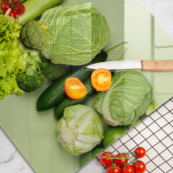 Cubre encimera Frutas y verduras verdes