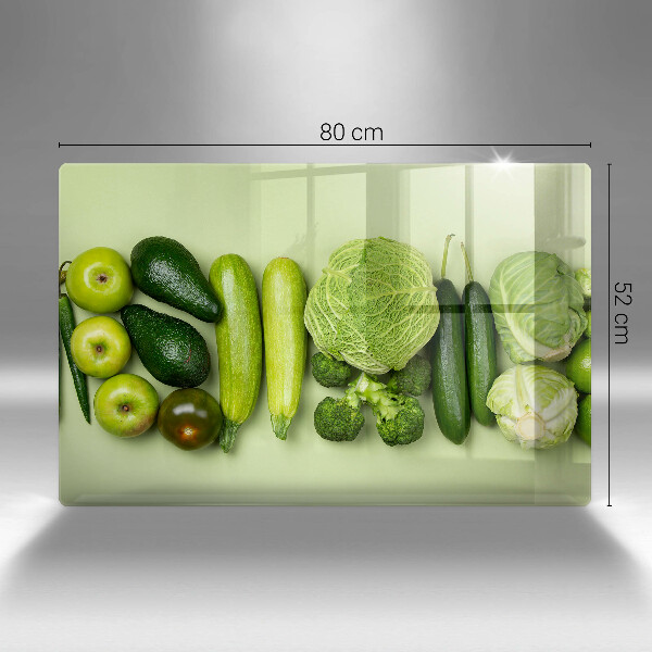 Cubre encimera Frutas y verduras verdes