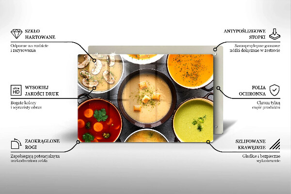 Cubre encimera Sopas coloridas