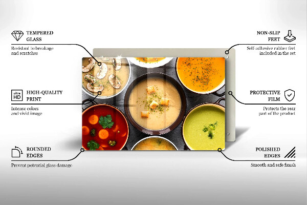 Cubre encimera Sopas coloridas