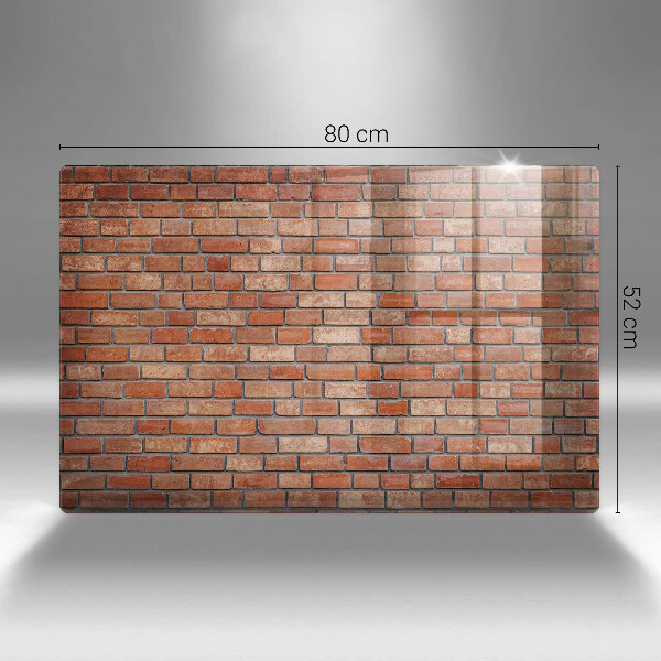 Cubre vitrocerámica Pared de ladrillo