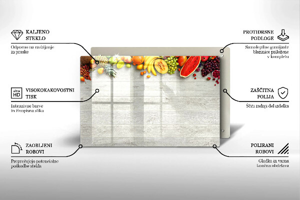 Cubre vitrocerámica Frutas en portadas